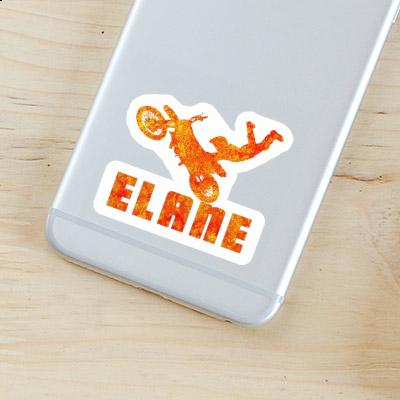 Motocross Rider Sticker Elane Gift package Image