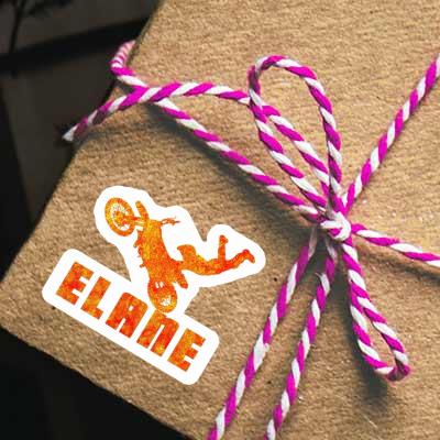 Motocross Rider Sticker Elane Gift package Image