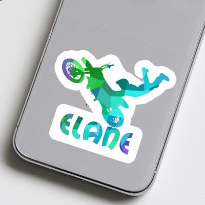 Sticker Motocross-Fahrer Elane Image