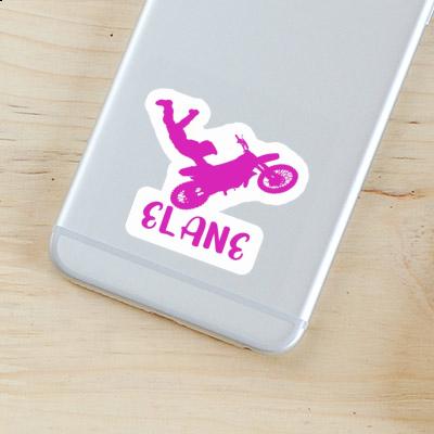 Sticker Elane Motocross Rider Laptop Image