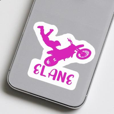 Sticker Elane Motocross Rider Image