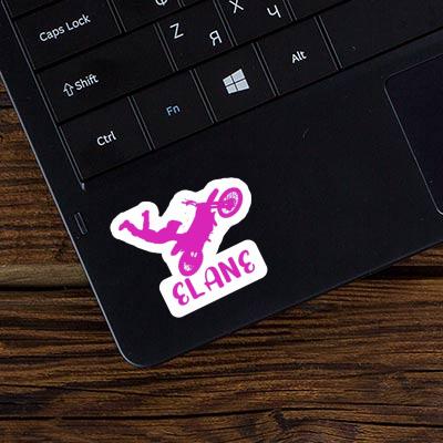 Sticker Elane Motocross Rider Laptop Image