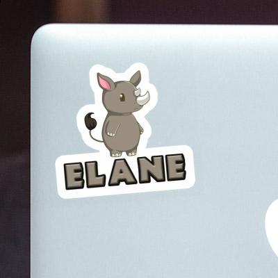 Rhino Sticker Elane Notebook Image