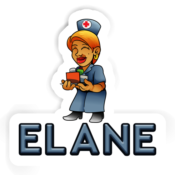 Aufkleber Krankenschwester Elane Gift package Image