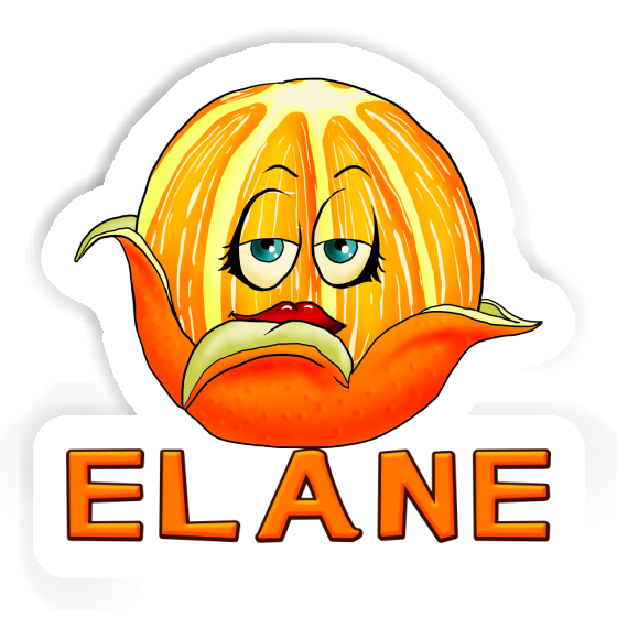 Orange Autocollant Elane Gift package Image