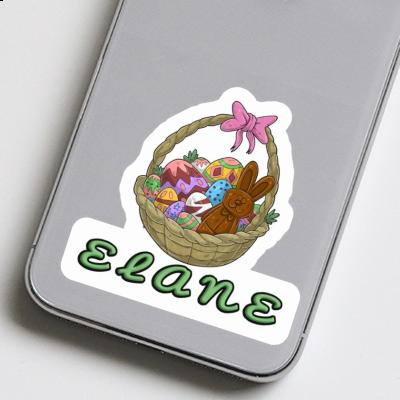 Sticker Easter basket Elane Laptop Image