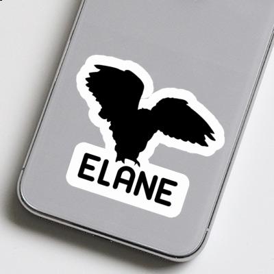 Sticker Elane Owl Laptop Image