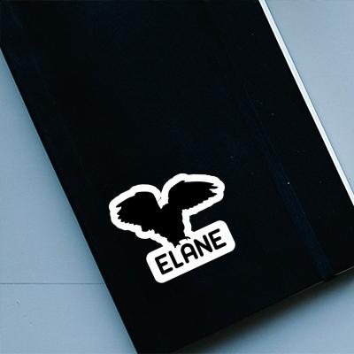 Aufkleber Eule Elane Notebook Image