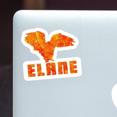 Sticker Eule Elane Laptop Image