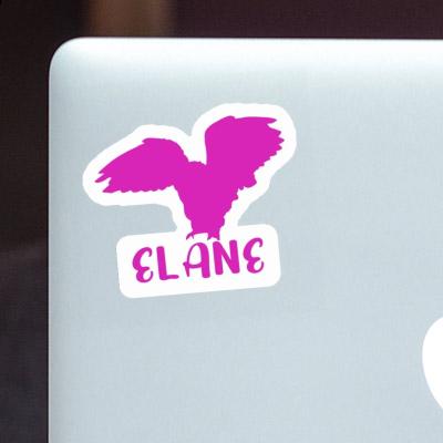 Sticker Owl Elane Laptop Image