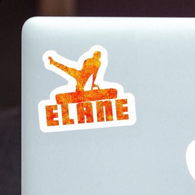 Sticker Gymnast Elane Laptop Image