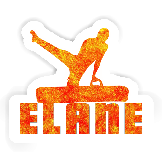 Sticker Gymnast Elane Notebook Image