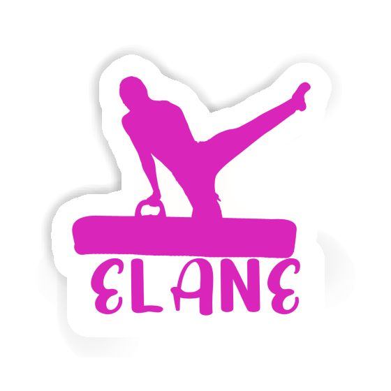 Elane Autocollant Gymnaste Notebook Image