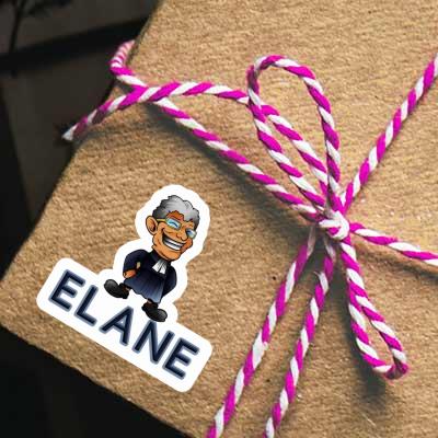 Elane Sticker Priester Laptop Image