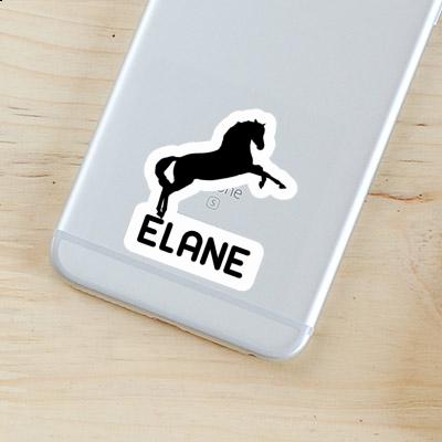 Elane Autocollant Cheval Image