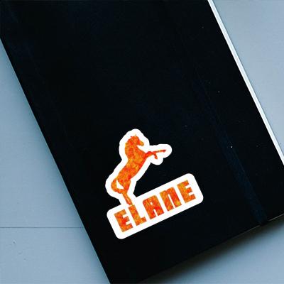 Elane Sticker Pferd Laptop Image