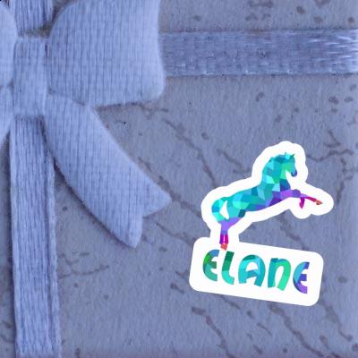 Cheval Autocollant Elane Laptop Image