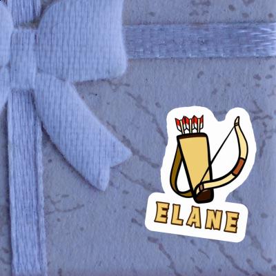 Sticker Elane Arrow Bow Notebook Image