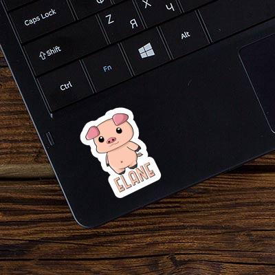 Sticker Piglet Elane Laptop Image