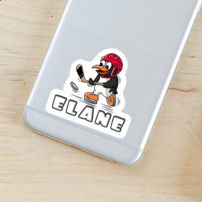 Ice Hockey Penguin Sticker Elane Image