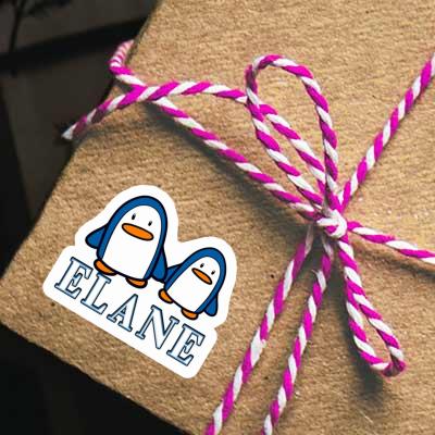 Sticker Elane Penguin Laptop Image