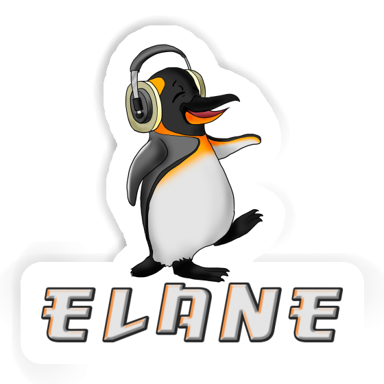 Elane Autocollant Pingouin Laptop Image