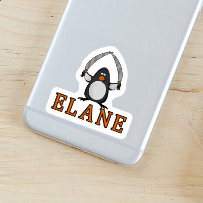 Sticker Elane Fighting Penguin Notebook Image