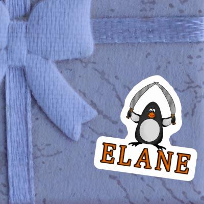 Elane Autocollant Pingouin de combat Image