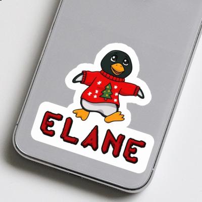 Pinguin Aufkleber Elane Notebook Image