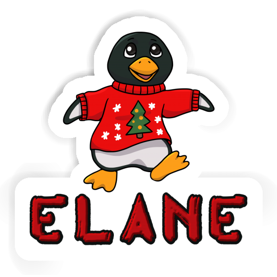 Autocollant Pingouin Elane Laptop Image