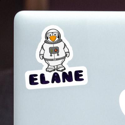 Astronaut Sticker Elane Laptop Image