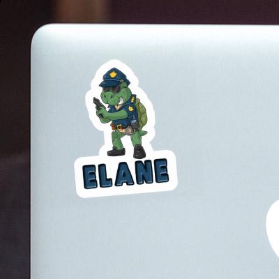 Elane Sticker Officer Laptop Image