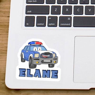 Polizeiauto Sticker Elane Laptop Image