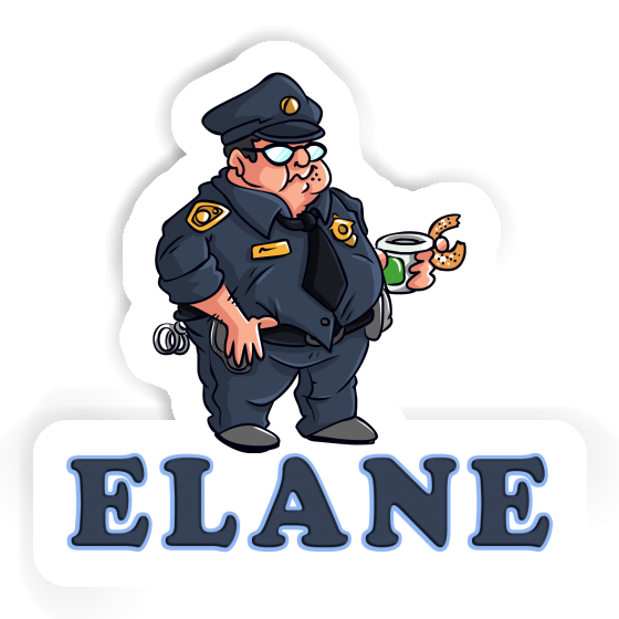 Police Officer Sticker Elane Gift package Image