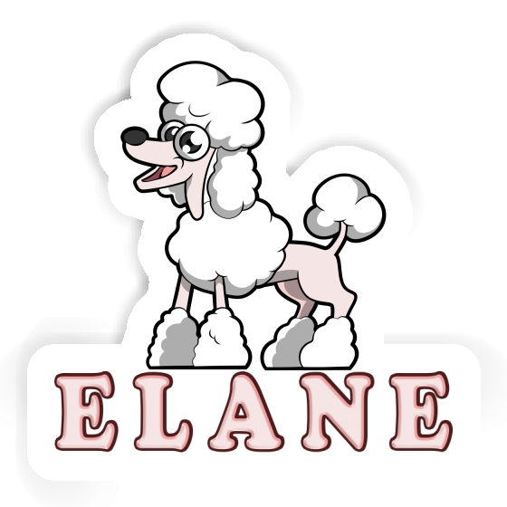 Sticker Elane Poodle Image