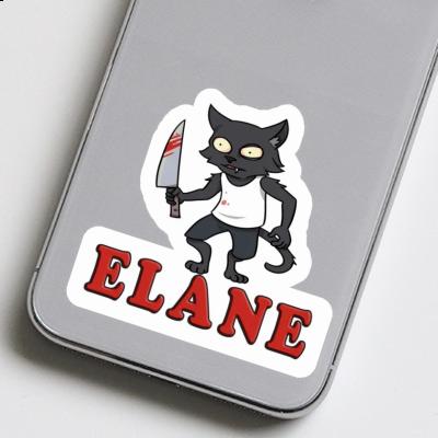 Aufkleber Elane Psycho-Katze Gift package Image