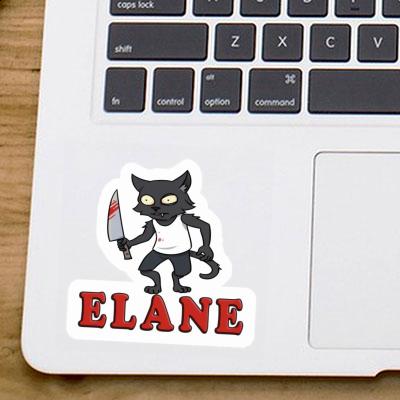 Elane Sticker Psycho Cat Gift package Image