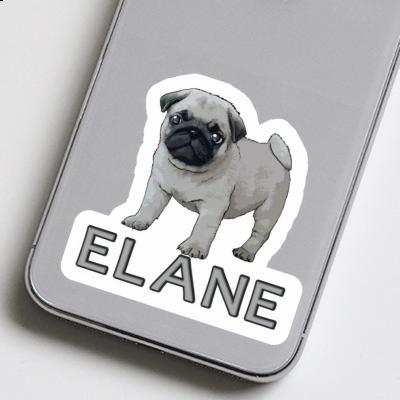 Elane Sticker Pug Notebook Image