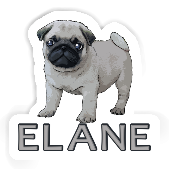 Elane Sticker Pug Gift package Image