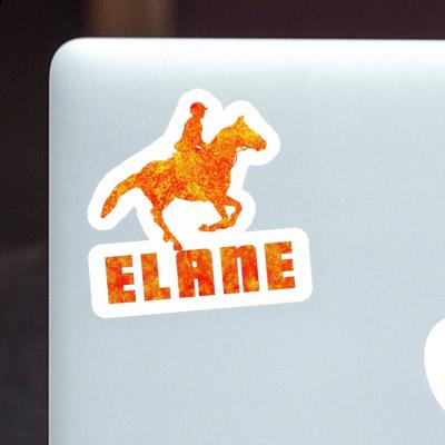 Elane Sticker Reiterin Notebook Image