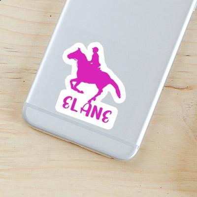 Elane Sticker Horse Rider Image