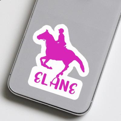 Elane Sticker Horse Rider Image