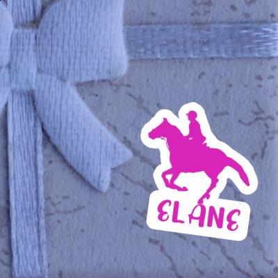 Elane Sticker Horse Rider Image