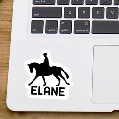 Sticker Horse Rider Elane Notebook Image