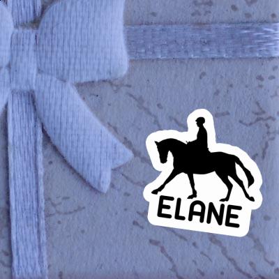 Sticker Horse Rider Elane Image