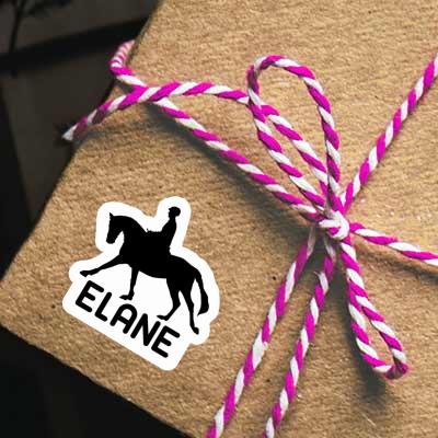 Sticker Horse Rider Elane Laptop Image