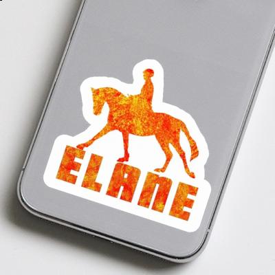 Sticker Horse Rider Elane Notebook Image