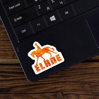 Sticker Horse Rider Elane Notebook Image