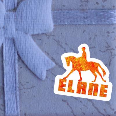 Sticker Horse Rider Elane Notebook Image