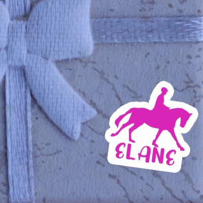 Sticker Elane Horse Rider Image